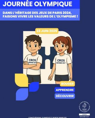 🏅 𝗝𝗼𝘂𝗿𝗻é𝗲 𝗢𝗹𝘆𝗺𝗽𝗶𝗾𝘂𝗲 𝟮𝟬𝟮𝟱 | 𝗨𝗻𝗲 𝗻𝗼𝘂𝘃𝗲𝗹𝗹𝗲 𝗯𝗿𝗼𝗰𝗵𝘂𝗿𝗲 𝗽𝗼𝘂𝗿 𝗹𝗮 𝗷𝗲𝘂𝗻𝗲𝘀𝘀𝗲 𝗱𝘂 𝗚𝗿𝗮𝗻𝗱 𝗘𝘀𝘁 ! À l'occasion du 23 (...)