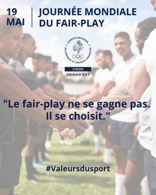 🏅 Aujourd'hui, c'est la Journée mondiale du fair-play ! Et si on prenait un moment pour célébrer tou (...)