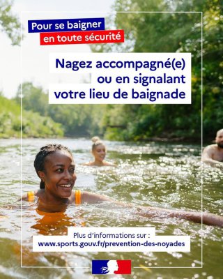 [PRÉVENTION NOYADE 🏊‍♀️ ] La sécurité aquatique est une priorité pour tous les usagers de l'eau.  Po (...)