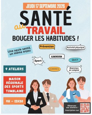 ⚠️ [ENCORE QUELQUES PLACES DISPONIBLES] 𝐒𝐚𝐧𝐭é 𝐚𝐮 𝐭𝐫𝐚𝐯𝐚𝐢𝐥 : 𝐛𝐨𝐮𝐠𝐞𝐫 𝐥𝐞𝐬 𝐡𝐚𝐛𝐢𝐭𝐮𝐝𝐞𝐬 🔹 Une seule santé, u (...)