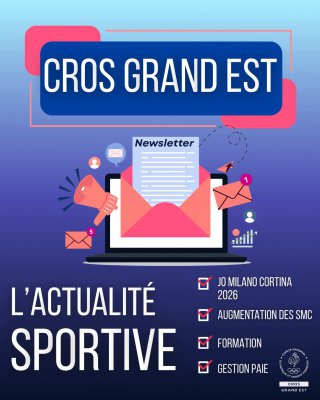 📰 𝗟𝗮 𝗻𝗲𝘄𝘀𝗹𝗲𝘁𝘁𝗲𝗿 𝗱𝘂 𝗖𝗥𝗢𝗦 𝗚𝗿𝗮𝗻𝗱 𝗘𝘀𝘁 𝗲𝘀𝘁 𝗱𝗶𝘀𝗽𝗼𝗻𝗶𝗯𝗹𝗲 ! (𝗷𝗮𝗻𝘃𝗶𝗲𝗿 𝟮𝟬𝟮𝟲) 👀 Découvrez notre actualité du moi (...)
