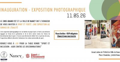 📸 Vous êtes invité(e) à l'inauguration de l'exposition photographique « Sport et Fierté » ! Le CROS (...)