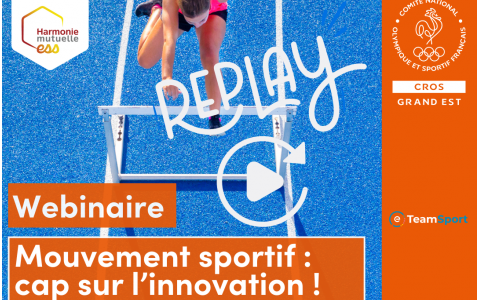 Replay du webinaire : mouvement sportif, cap sur l'innovation !