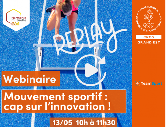 Replay du webinaire : mouvement sportif, cap sur l'innovation !
