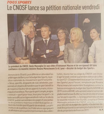 Rdv demain midi sur le site du CNOSF pour partager la pétition nationale. #lesportcomptejesigne (...)