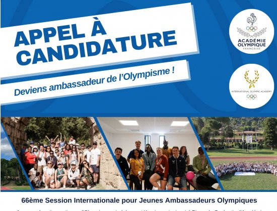 Deviens Jeune Ambassadeur Olympique en 2026 !