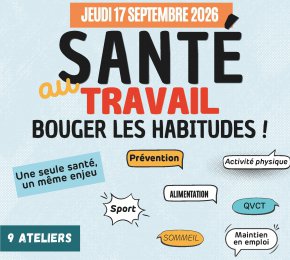 Santé au travail : bouger les habitudes