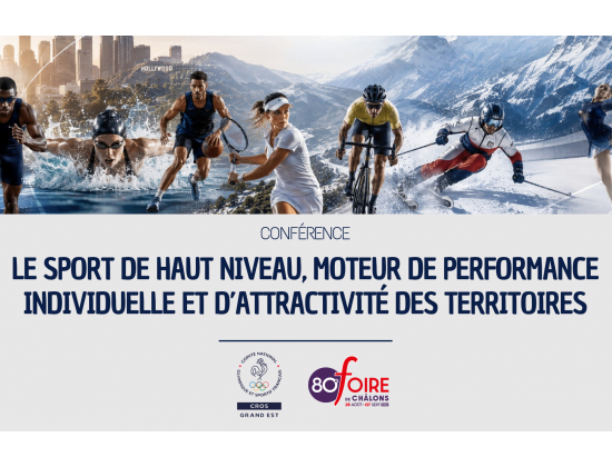 Conférence sport de haut niveau à la Foire de Châlons