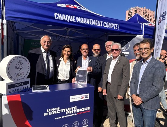 Signature du Plan Olympique et Sportif Territorial du Grand Est