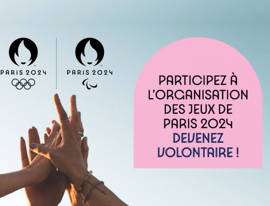 Devenez volontaire pour les JOP de Paris 2024