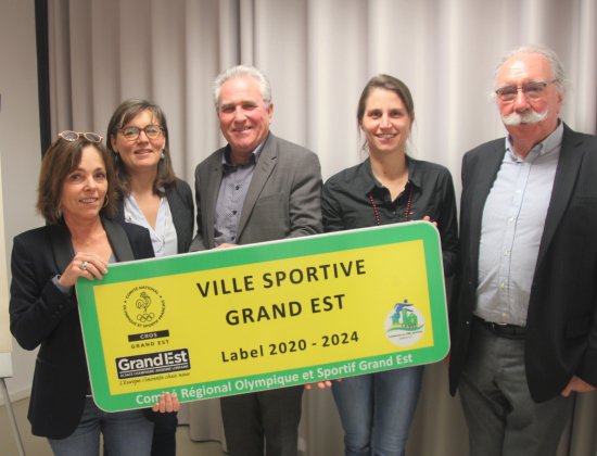 Fin de la campagne du label Ville sportive Grand Est 2020 - 2024