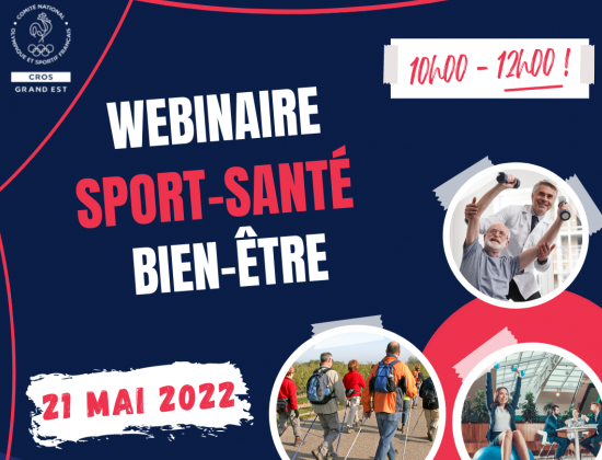 Replay : Webinaire Sport-Santé Bien-Être