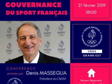 Conférence sur la nouvelle gouvernance du sport français